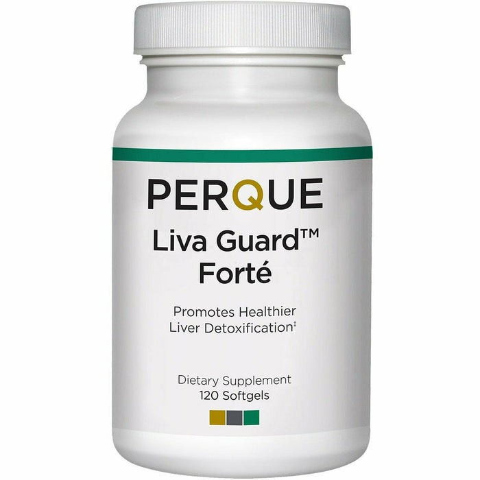 PERQUE Liva Guard Forte, 120 softgels, front of bottle