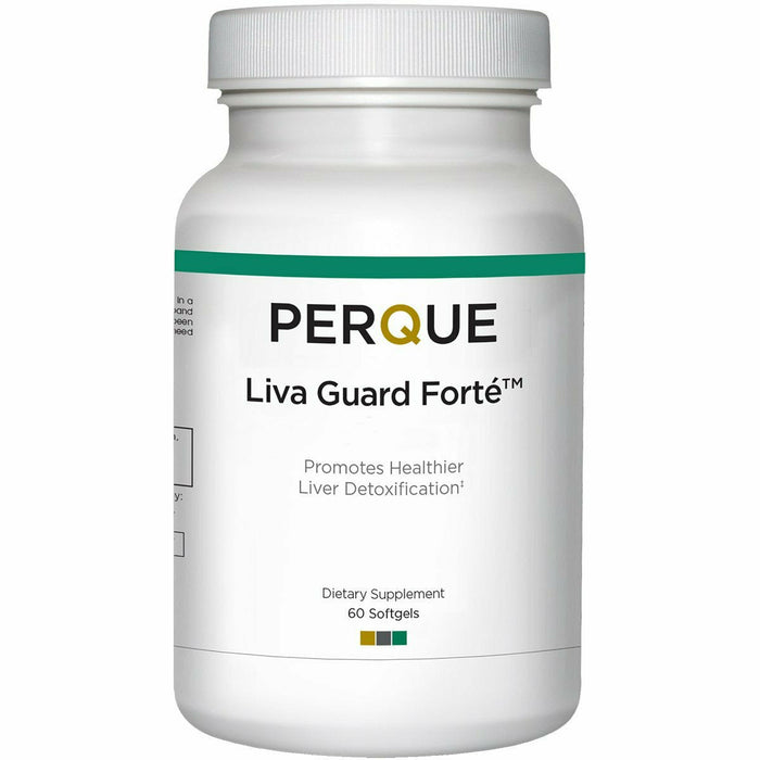 PERQUE Liva Guard Forte, 60 softgels, front of bottle
