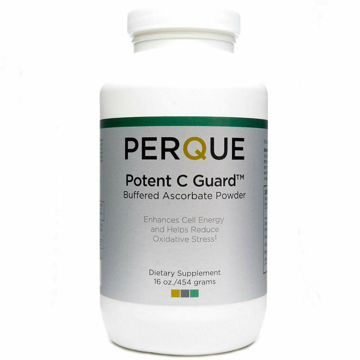 PERQUE Potent C Guard Powder, 16 oz, front of bottle
