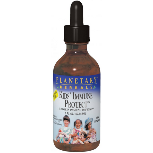 Planetary Herbals Kids Immune Protect, 2 fl oz, front of bottle