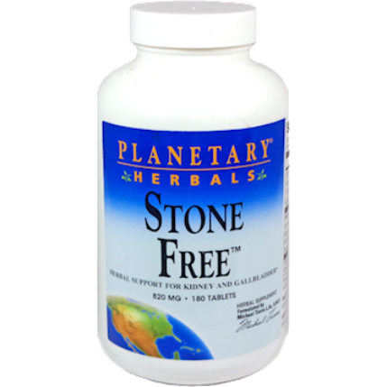 Planetary Herbals Stone Free, 180 tablets, front of bottle