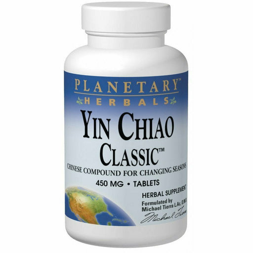 Planetary Herbals Yin Chiao Classic, 60 tablets, front of bottle