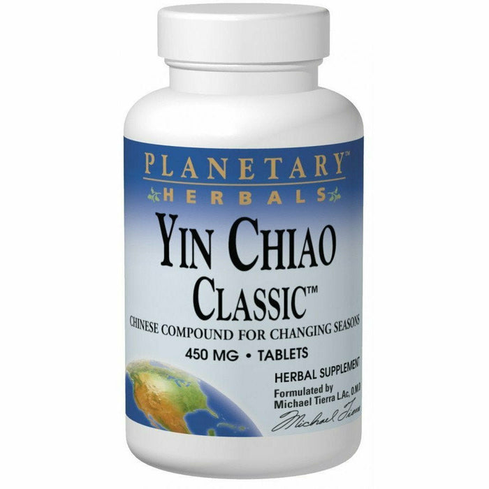 Planetary Herbals Yin Chiao Classic, 60 tablets, front of bottle