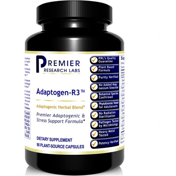 Premier Research Labs Adaptogen-R3, 90 veg capsules, front of bottle