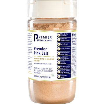 Premier Research Labs Premier Pink Salt Blend, 12 oz, front of jar