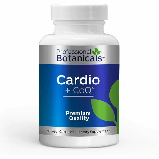 Professional Botanicals Cardio+CoQ, 60 capsules, front of bottle