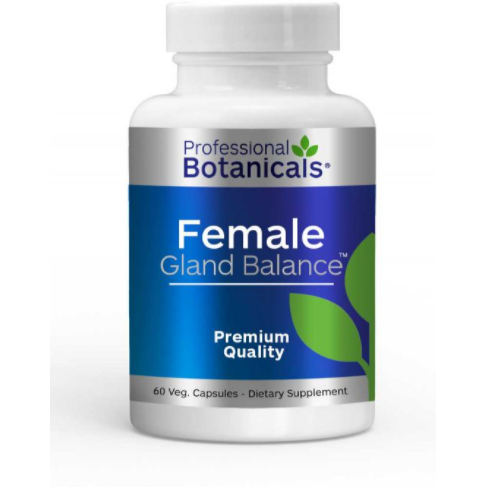Professional Botanicals Female Gland Balance, 60 capsules, front of bottle