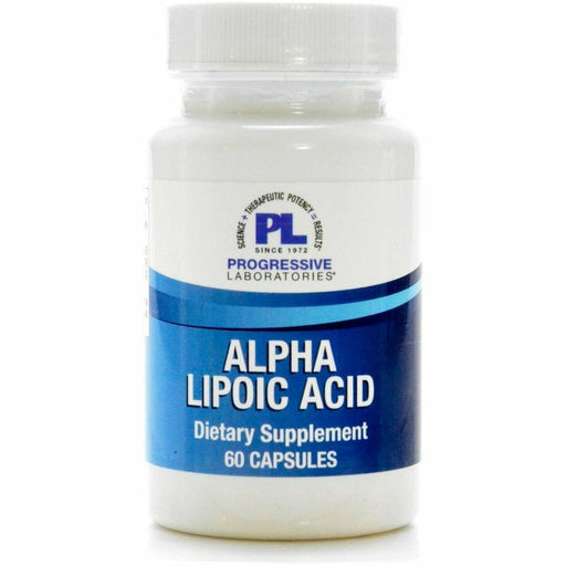 Progressive Labs Alpha Lipoic Acid 100 mg, 60 capsules, front of bottle