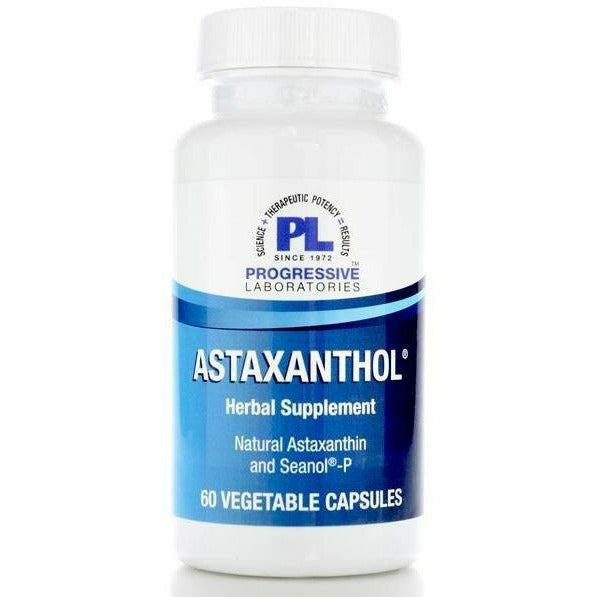 Progressive Labs Astaxanthol, 60 vegetable capsules, front of bottle