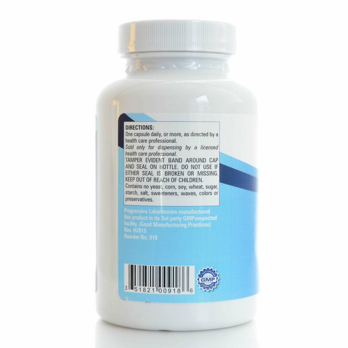 Progressive Labs Calcium Lactate 115 mg 100 capsules suggested use label