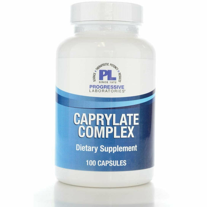 Progressive Labs Caprylate Complex, 100 capsules, front of bottle