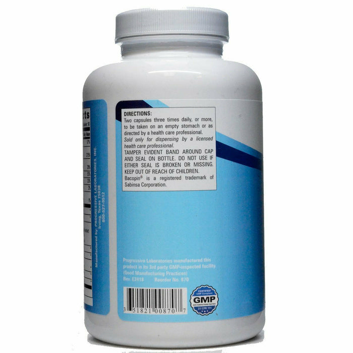 Progressive Labs Cardio Flow 180 capsules suggested use label