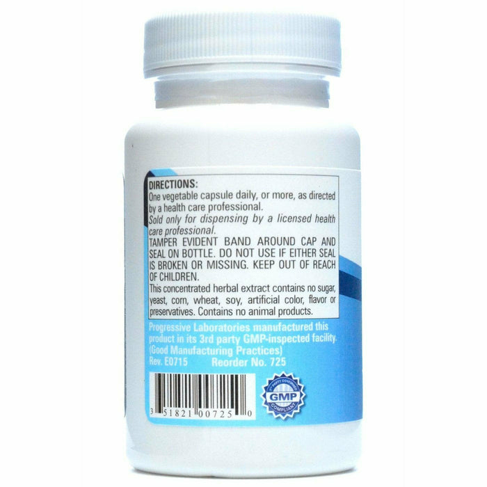 Progressive Labs Cat's Claw 500 mg 60 vegetable capsules suggested use label