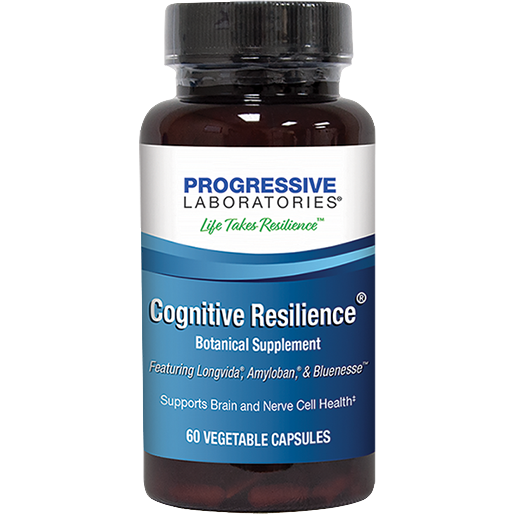 Progressive Labs Cognitive Resilience, 60 vegetable capsules, front of bottle
