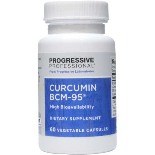 Progressive Labs Curcumin BCM-95, 60 vegetable capsules, front of bottle
