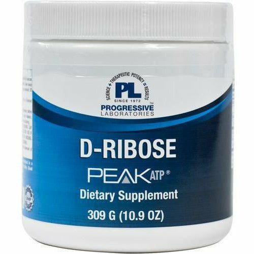 Progressive Labs D-Ribose with Peak ATP, 309 g, front of jar