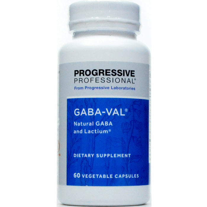 Progressive Labs Gaba-Val, 60 capsules, front of bottle