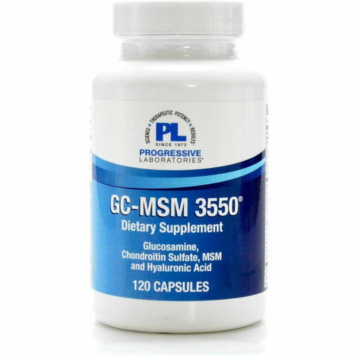 Progressive Labs GC-MSM 3550, 120 capsules, front of bottle