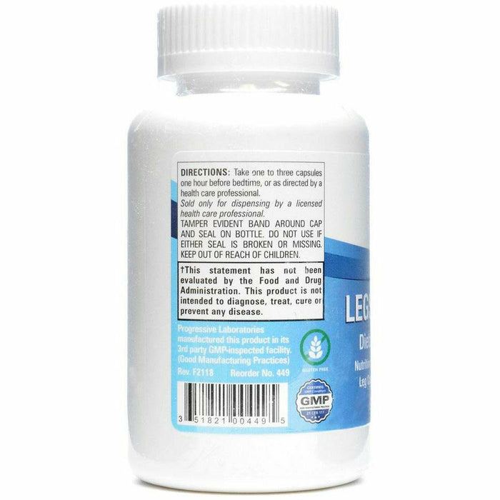 Progressive Labs Legs on Edge 90 capsules suggested use label
