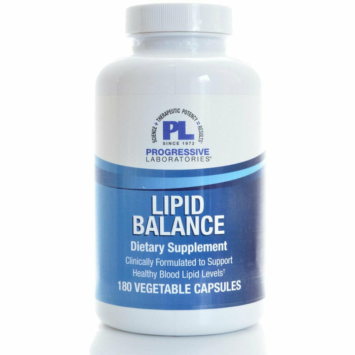 Progressive Labs Lipid Balance, 180 vegetable capsules, front of bottle