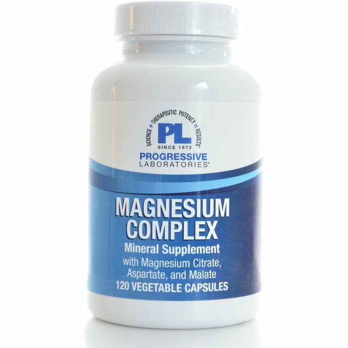 Progressive Labs Magnesium Complex, 120 vegetable capsules, front of bottle