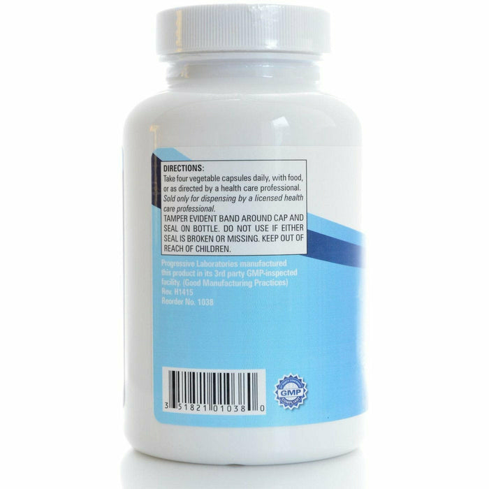 Progressive Labs Magnesium Complex 120 vegetable capsules suggested use label