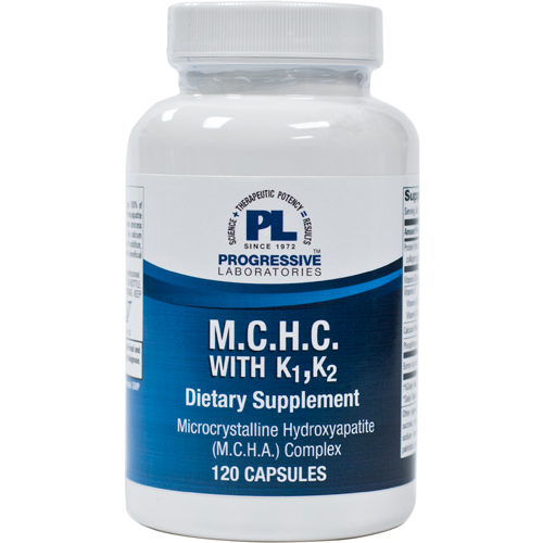 Progressive Labs M.C.H.C with K1 & K2, 120 capsules, front of bottle