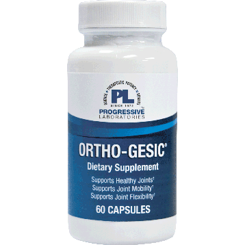 Progressive Labs Ortho-Gesic, 60 capsules, front of bottle