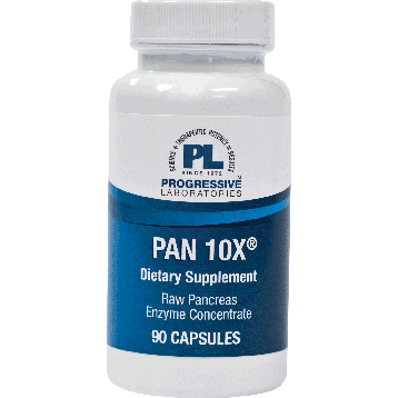 Progressive Labs Pan 10X, 90 capsules, front of bottle