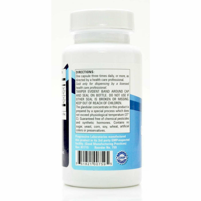 Progressive Labs Pineal Concentrate 90 capsules suggested use label
