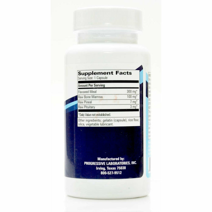 Progressive Labs Pineal Concentrate 90 capsules supplement facts label