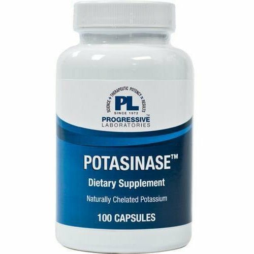Progressive Labs Potasinase, 100 capsules, front of bottle