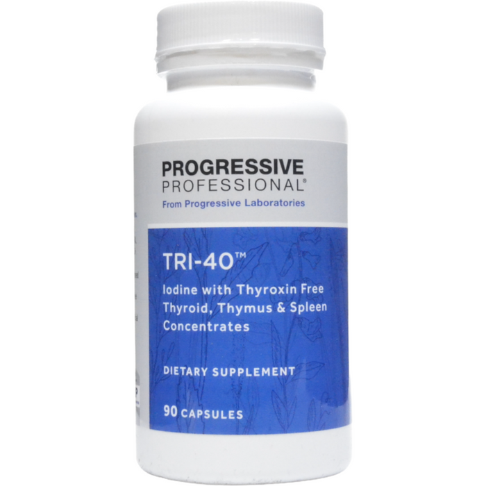 Progressive Labs Tri-40, 90 capsules, front of bottle