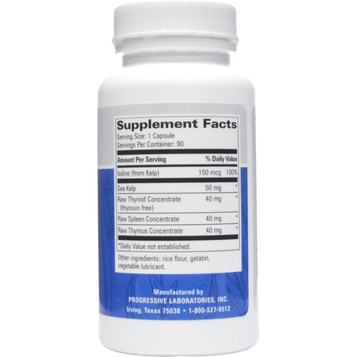 Progressive Labs Tri-40 90 capsules supplement facts label