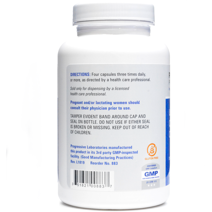 Progressive Labs U-Tract Complex 120 capsules suggested use label