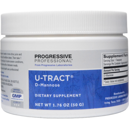 Progressive Labs U-Tract (D-Mannose), 50 g, front of jar