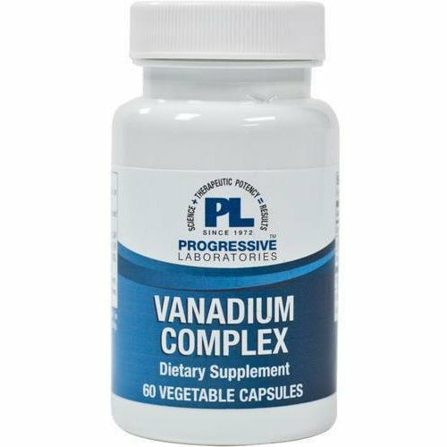 Progressive Labs Vanadium Complex, 60 capsules, front of bottle