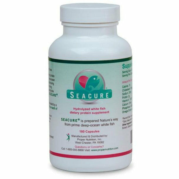 Proper Nutrition Seacure, 180 capsules, front of bottle
