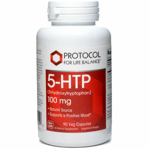 5-HTP 100 mg 90 veg capsules by Protocol For Life Balance