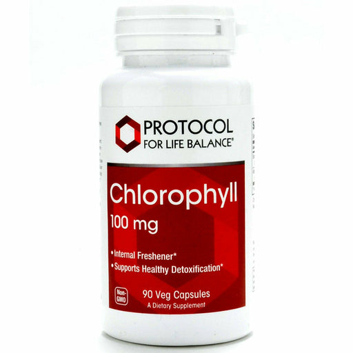 Protocol for Life Balance Chlorophyll 100 mg, 90 capsules, front of bottle