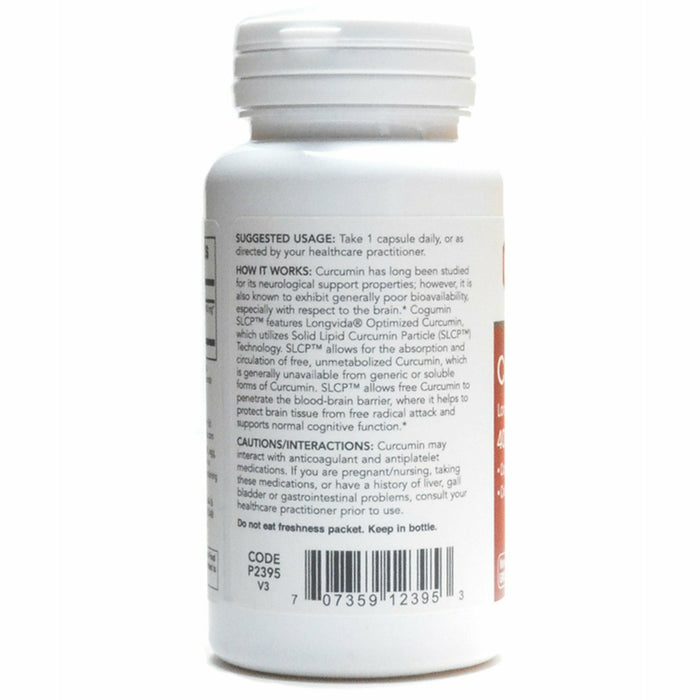 Protocol for Life Balance Cogumin SLCP 50 capsules label information panel