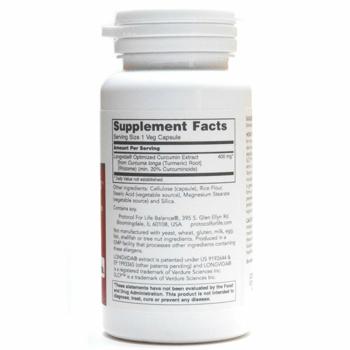 Protocol for Life Balance Cogumin SLCP 50 capsules supplement facts label