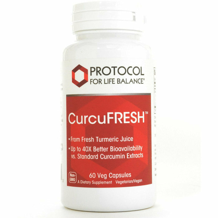 Protocol for Life Balance CurcuFRESH, 60 capsules, front of bottle