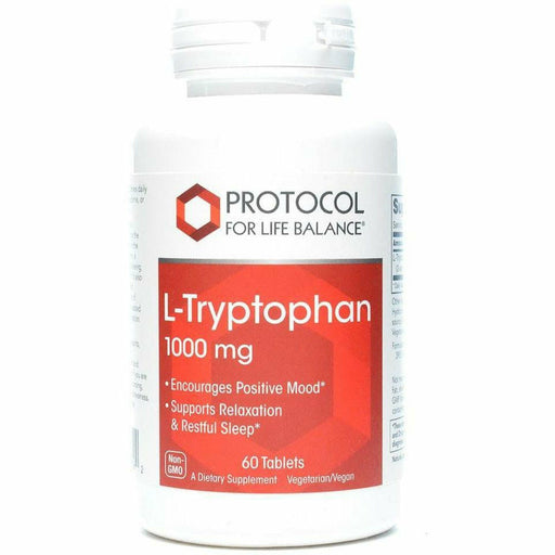 Protocol For Life Balance, L-Tryptophan 1000 mg 60 tablets
