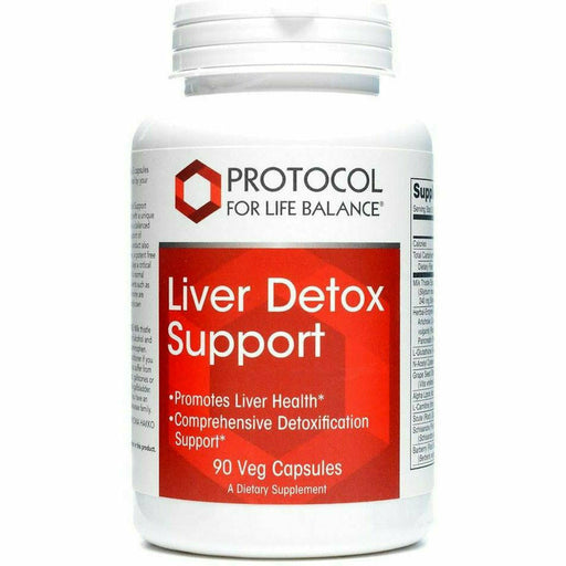 Protocol for Life Balance Liver Detox, 90 capsules, front of bottle