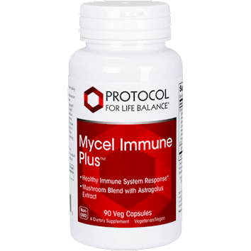 Protocol for Life Balance Mycel Immune Plus, 90 capsules, front of bottle