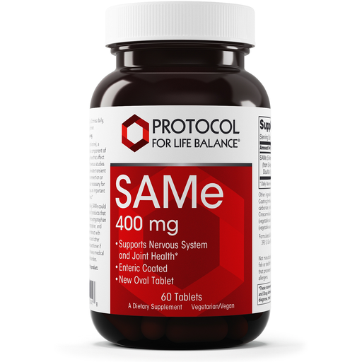 Protocol For Life Balance, SAMe 400 mg 60 tablets