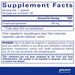 Pure Encapsulations 5-HTP 50 mg 60 capsules supplement facts label