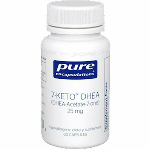 Pure Encapsulations 7-Keto DHEA 25 mg, 60 capsules, front of bottle