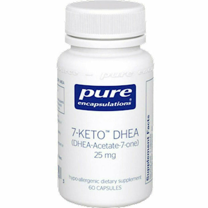 Pure Encapsulations 7-Keto DHEA 25 mg, 60 capsules, front of bottle